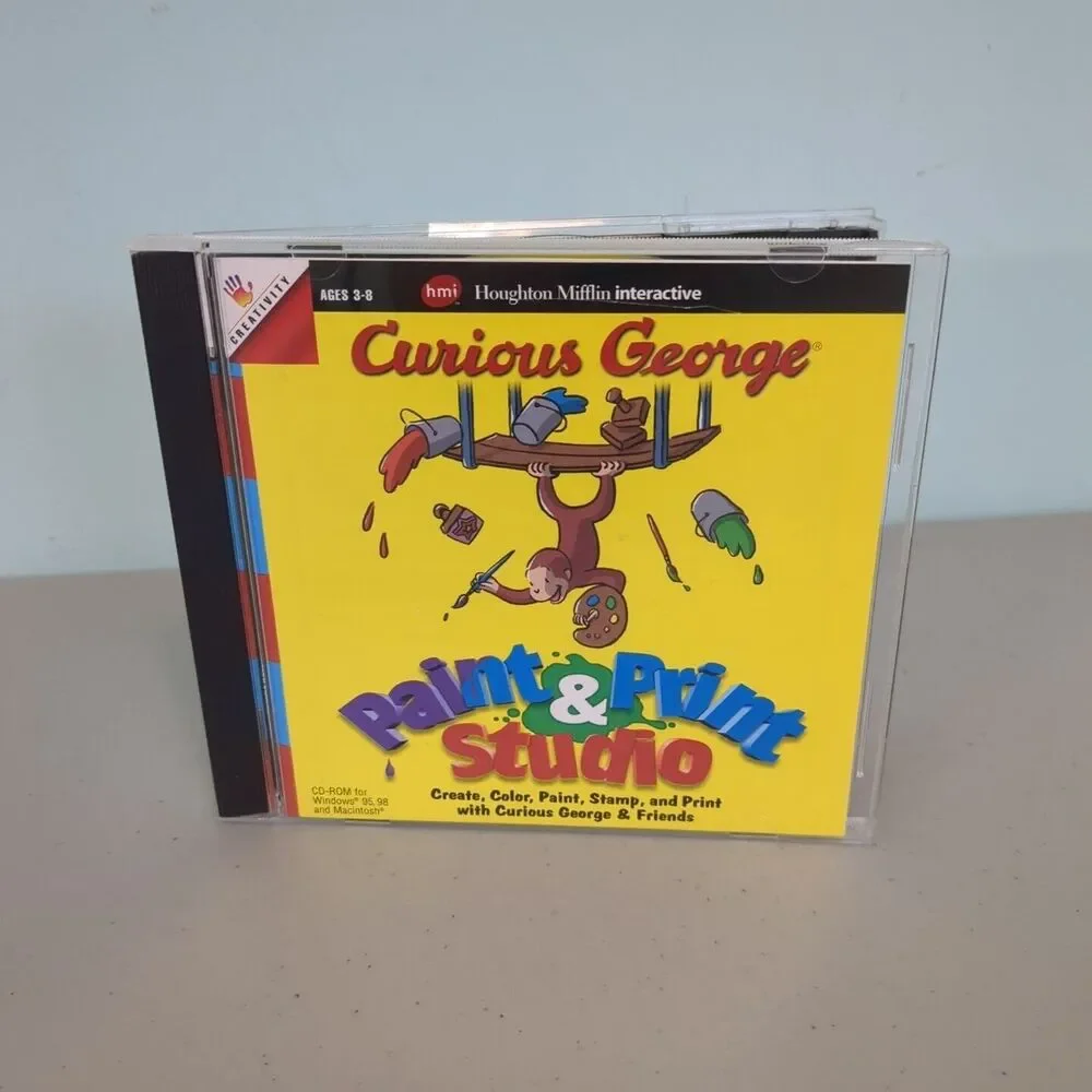 Curious George Paint & Print Studio (Windows/Mac, 1998)